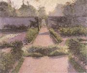 Gustave Caillebotte Kitchen Garden at Yerres France oil painting artist